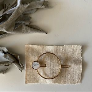 Marble Hair Clip